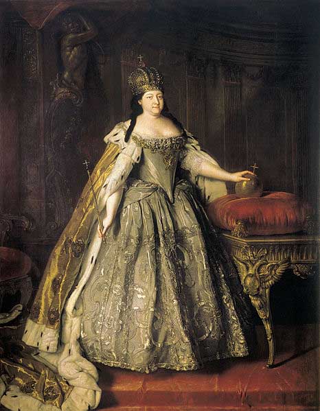 Portrait of Empress Anna Ioannovna